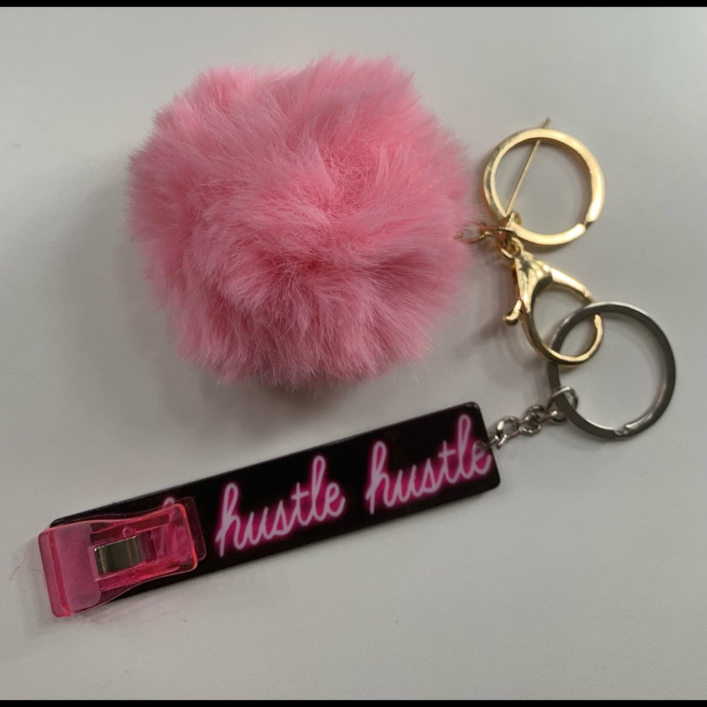 Credit Card Grabber With Pom Pom